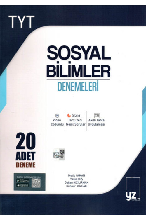 Tyt Sosyal Bilimler 20 Li Deneme - Yz Yayınları