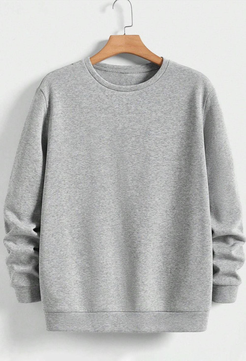 Unisex Bisiklet Yaka Sweatshirt