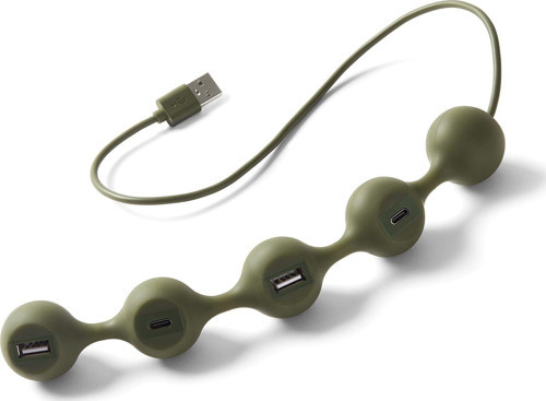 Peas Hub 2 Usb Çoğaltıcı Haki