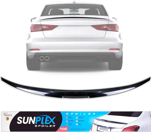 Piano Black Enjeksiyon Kalıp Bagaj Spoiler Skoda Octavia 2013-2020 ile uyumlu