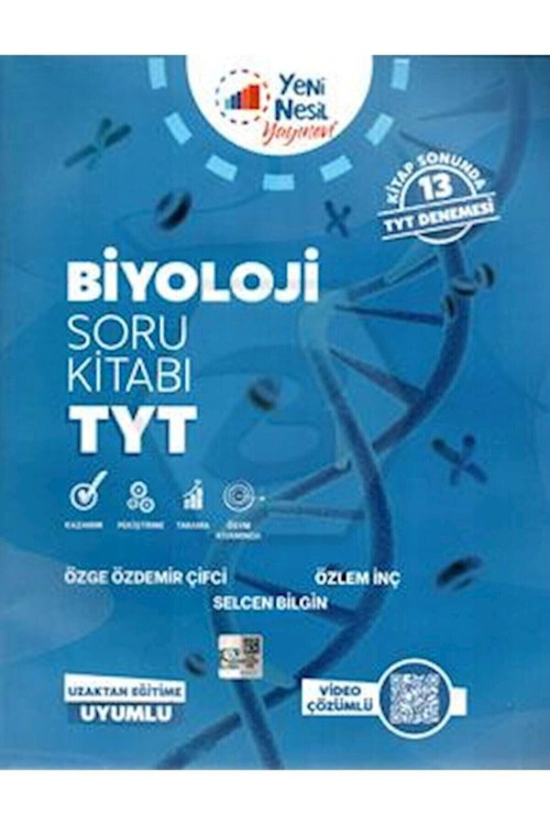 Yeni Nesil Tyt Biyoloji Soru Kitabı - Palme Yayınları