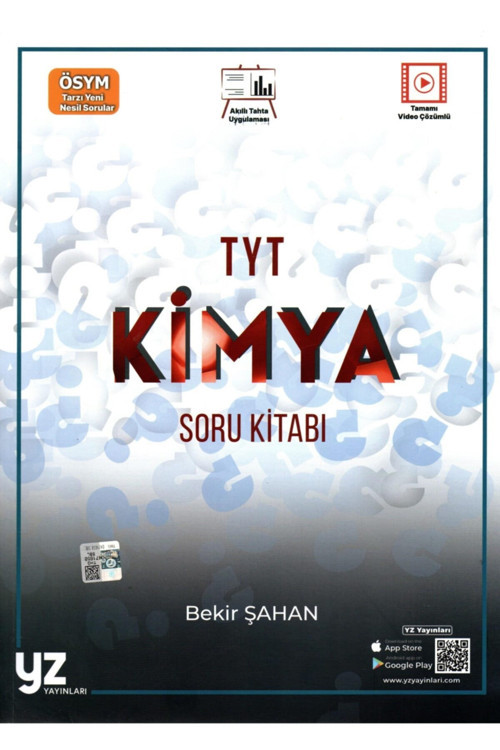 Yz Yayınları Tyt Kimya Soru Bankası - Yazıt