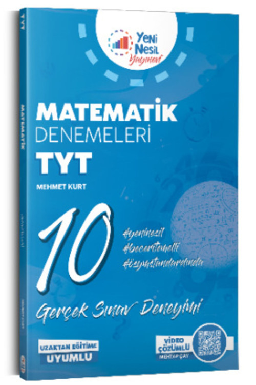 Yks Tyt Matematik 10 Deneme Sınavı - - Yeni Nesil Yayınları