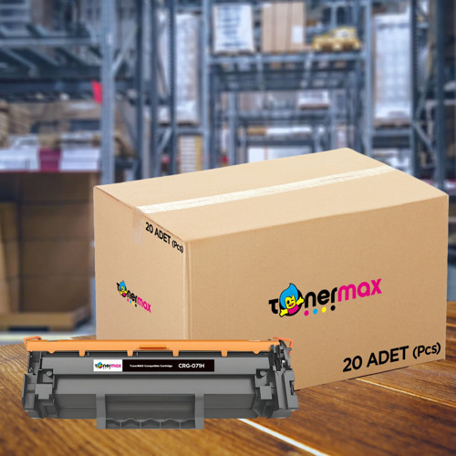 Canon CRG-071H Muadil Toner - Çipli 20'li Paket 1 Koli / Canon I-Sensys LBP121dn / LBP122dw / MF271dn / MF272dw / MF273d