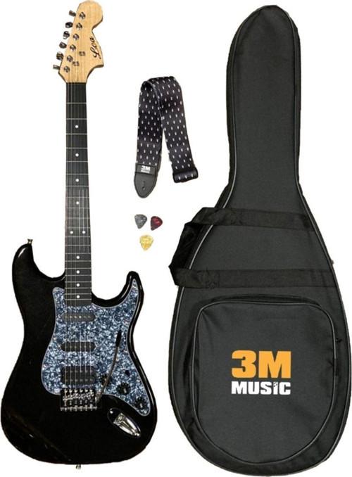 Lea Strat Hss Manyetik Elektro Gitar Gigbag Kılıf Askı Pena