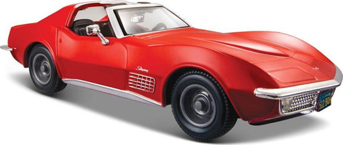 1/24 1970 Chevrolet Corvette Model Araba Kırmızı