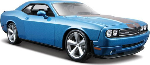 Dodge Challenger Srt 2008 1:24 Model Araba S/E Mavi