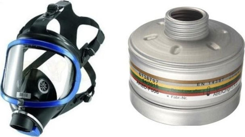 Drager X-Plore® 6300 Tam Yüz Gaz Maskesi + A2b2e2k2 Hg P3 Filtre 6738797 Set