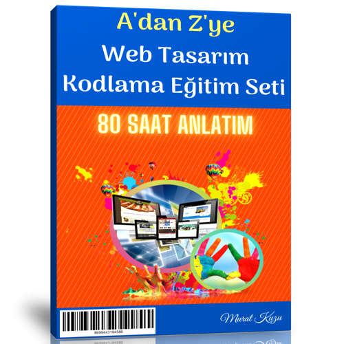 Adan Zye Web Tasarım Ve Kodlama Eğitim Seti (80 Saatlik 5 Süper Set) - Enine Boyuna Eğitim