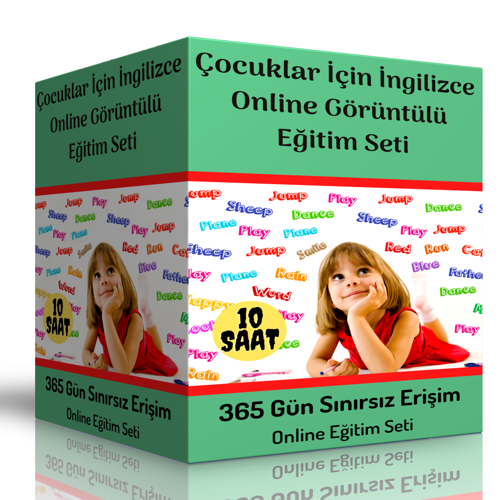 Çocuklar İçin İngilizce Online Görüntülü Eğitim Seti - Enine Boyuna Eğitim
