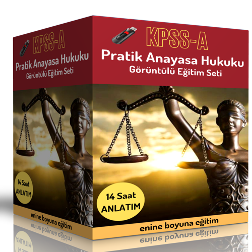 Kpss-A Grubu Pratik Anayasa Hukuku Görüntülü Eğitim Seti - Enine Boyuna Eğitim