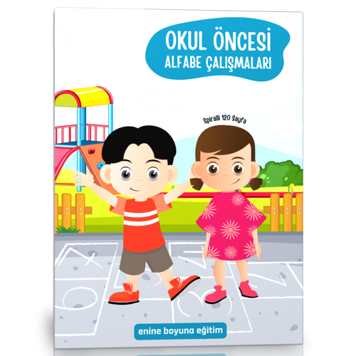Okul Öncesi Alfabe Çalışmaları Kitabı - Enine Boyuna Eğitim