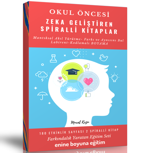 Okul Öncesi Zeka Geliştiren Kitap Seti - Enine Boyuna Eğitim