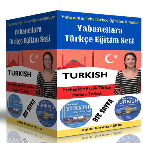 Yabancılara Türkçe Eğitim Seti (2 Süper Kitap) - Enine Boyuna Eğitim