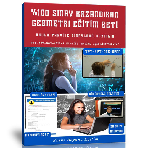 Yüzde Yüz Kazandıran Geometri Eğitim Seti - Enine Boyuna Eğitim