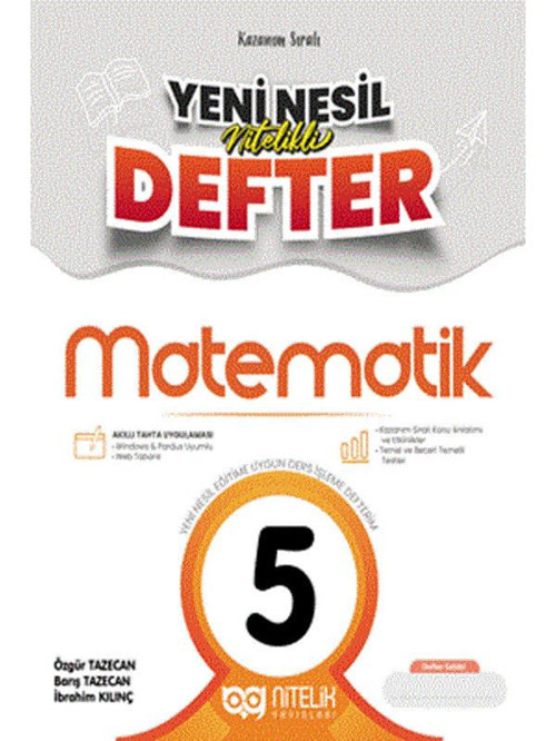 NİTELİK 5.SINIF AKILLI DEFTER MATEMATİK YENİ NESİL NİTELİKLİ