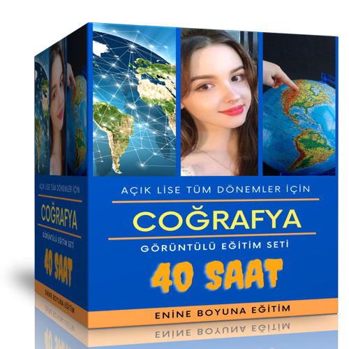 Açık Lise Tüm Sınıflar İçin Coğrafya Görüntülü Eğitim Seti - Enine Boyuna Eğitim