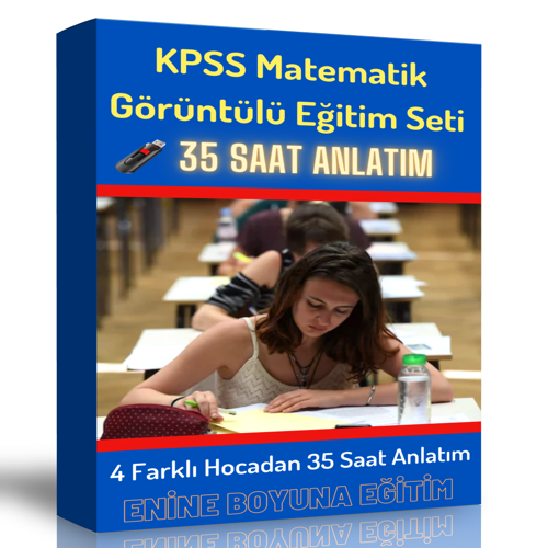 Kpss Matematik Görüntülü Eğitim Seti (36 Saat Anlatım) - Enine Boyuna Eğitim