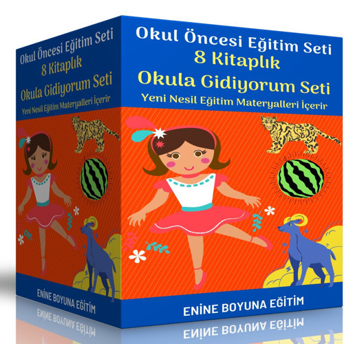 Okul Öncesi Eğitim Seti (8 Kitap) - Enine Boyuna Eğitim