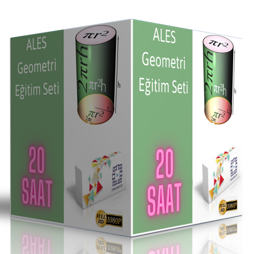 2024 Ales Geometri Görüntülü Eğitim Seti - Enine Boyuna Eğitim