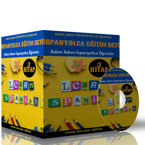 Pratik İspanyolca Eğitim Seti - Enine Boyuna Eğitim