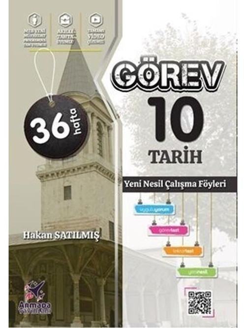 Armada 10.Sınıf Görev Tarih Yeni Nesil Çalışma Föyleri 36 Hafta - Armada Yayınları