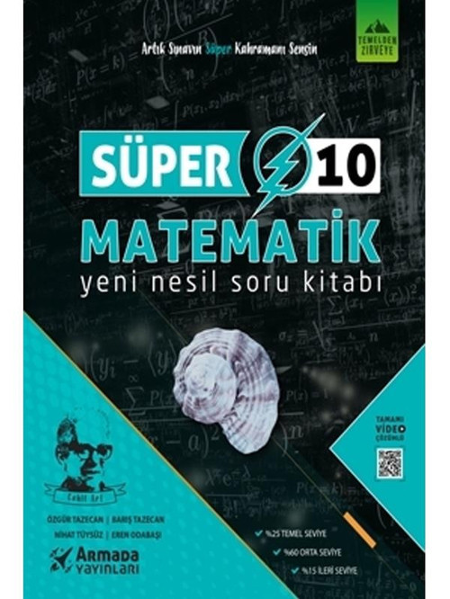 Armada 10.Sınıf Süper Matematik Yeni Nesil Soru Kitabı - Armada Yayınları