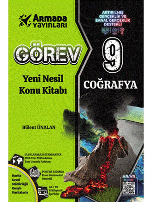 Armada Görev 9.Sınıf Coğrafya Yeni Nesil Konu Kitabı - Armada Yayınları