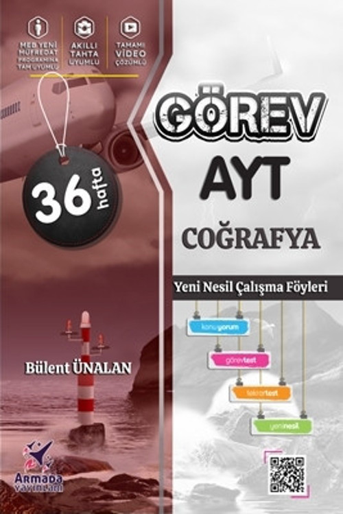 Armada Görev Yks Ayt Coğrafya Yeni Nesil Çalışma Föyleri (36 Hafta) - Armada Yayınları