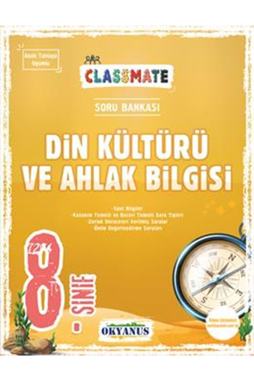 Okyanus 8. Sınıf Classmate Din Kültürü Ve Ahlak Bilgisi Soru Bankası - Okyanus Yayıncılık