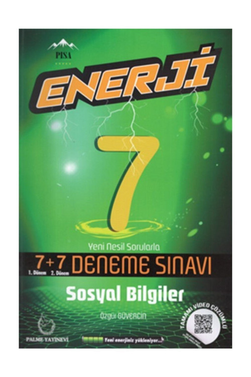 7.Sinif Enerji Sosyal Bilgiler 7+7 Deneme Sinavi - Palme Yayınları