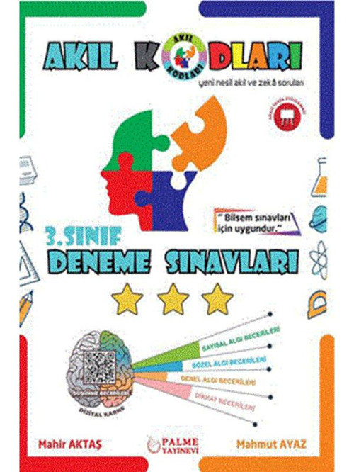 Palme 3.Sınıf Akıl Kodları Deneme Sınavları *Yeni* - Palme Yayınları