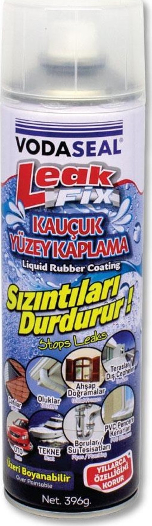 Leak Fix Sızıntı Önleyici Kauçuk Yüzey Kaplama Sprey 396 Gr Şeffaf