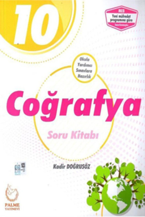 Palme Yayınevi 10. Sınıf Coğrafya Soru Kitabı - Palme Yayınları