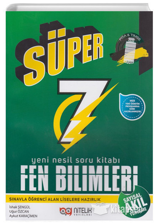 Nitelik 7. Sınıf Yeni Nesil Süper Fen Bilimleri Soru Kitabı -
