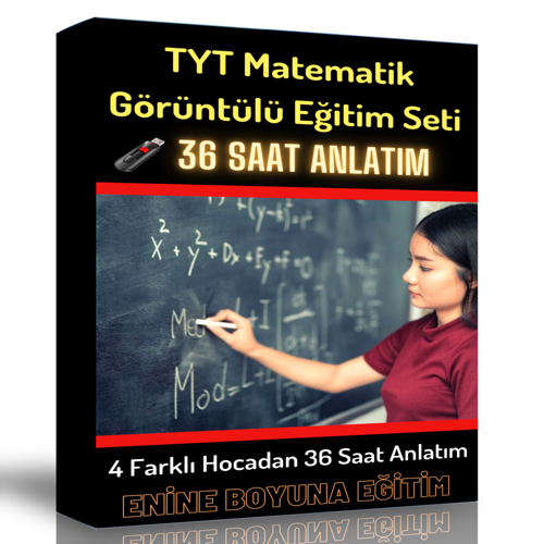 Tyt Matematik Görüntülü Eğitim Seti (36 Saat Anlatım) - Enine Boyuna Eğitim