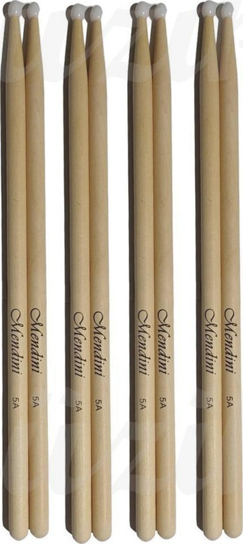 Baget Plastik Uçlu 4 Çift - Davul - Bateri Bageti Drumsticks 5a Pürüzsüz Yüzey