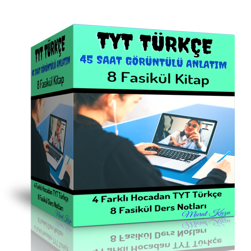Tyt Türkçe Görüntülü Eğitim Seti (45 Saat Anlatım Ve 8 Fasikül Kitap) - Enine Boyuna Eğitim