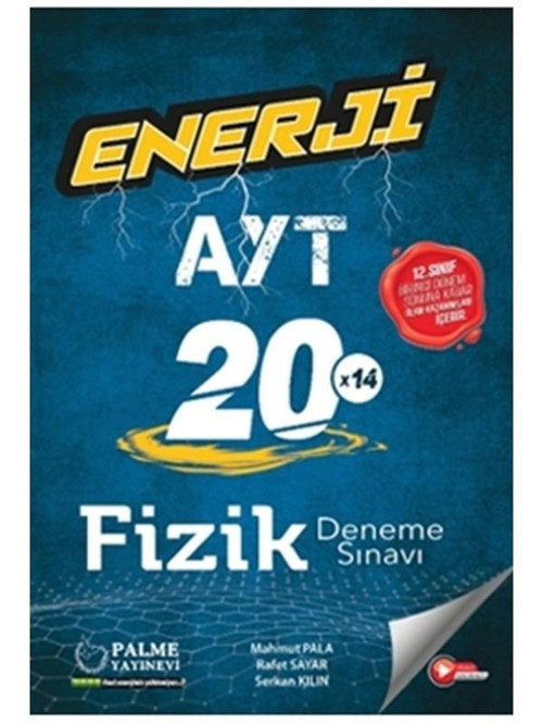 Palme Yks Ayt Enerji Fizik 20 X 14 Deneme Sınavı 1.Dönem - Palme Yayınları