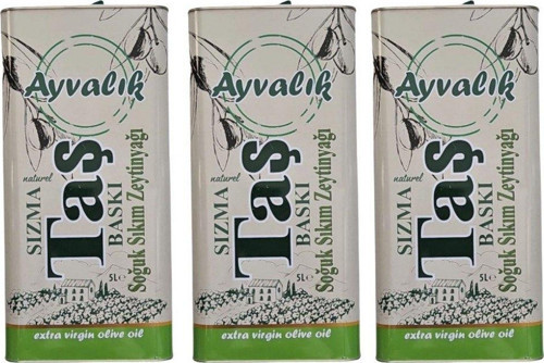 3 Lü Sızma Soğuk Sıkım Zeytinyağı 5 Litre