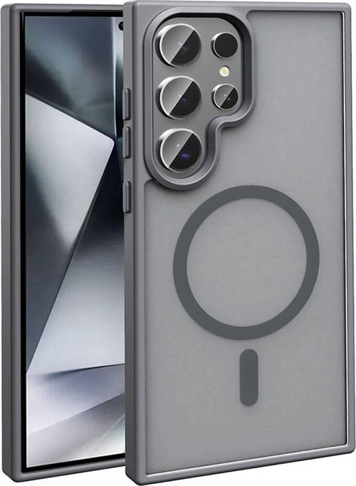 Galaxy S24 Ultra Kılıf Magsafe Şarj Özellikli Mat Arka Yüzey Sio Kapak