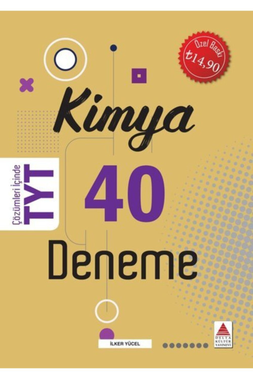 Delta Kültür Yayınevi Tyt Kimya 40 Deneme 12100006 -