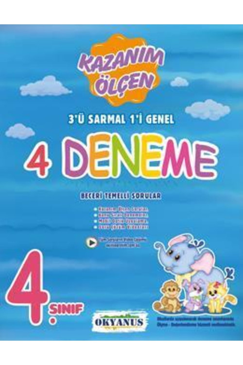 Okyanus 4. Sınıf 4'Lü Deneme - Okyanus Yayıncılık
