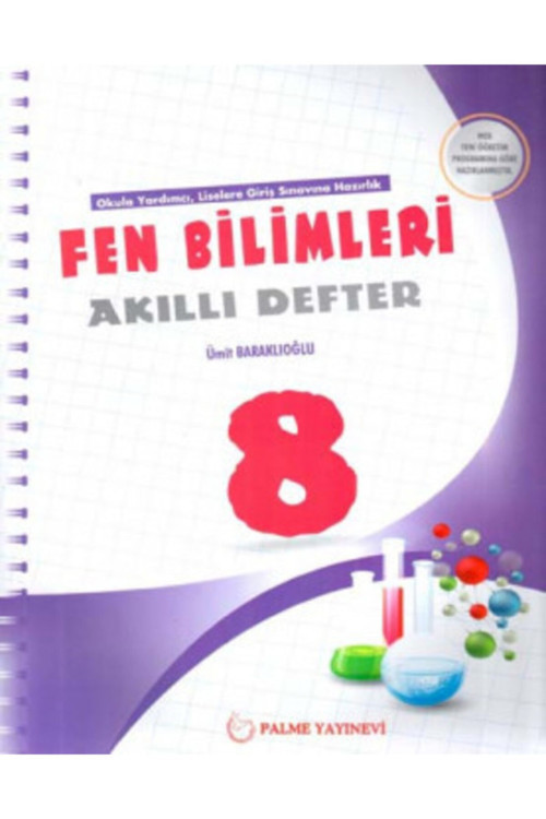 8. Sınıf Fen Bilimleri Akıllı Defter - Palme Yayınları