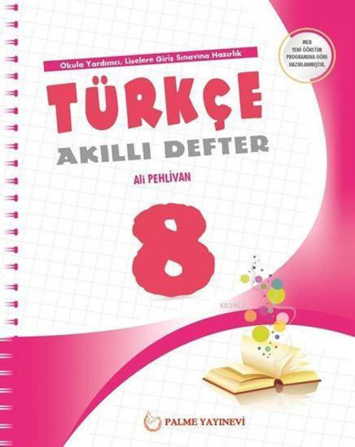 Palme 8.Sınıf Türkçe Akıllı Defter - Palme Yayınları