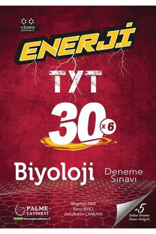 Tyt Biyoloji Enerji 30 Deneme Sınavı - Palme Yayınları