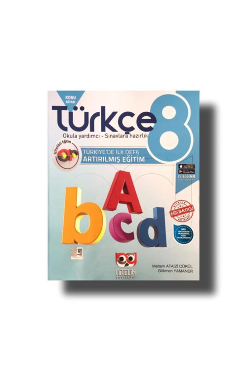 Nitelik 8.Sınıf Artırılmış Türkçe Konu Kitabı -