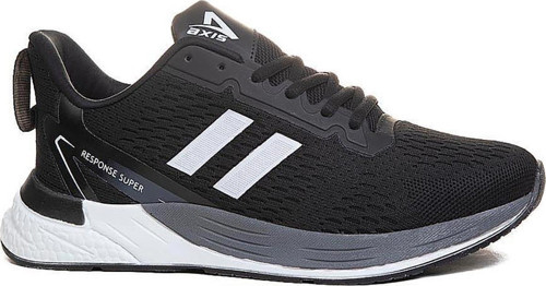 Axs Siyah Beyaz Triko Erkek Sneaker Spor Ayakkabı