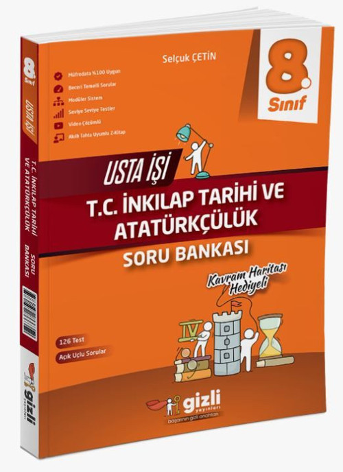 8. Sınıf Usta İşi T.C. İnkılap Tarihi ve Atatürkçülük Soru Bankası