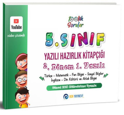 5. Sınıf Yazılı Hazırlık Kitapçığı 2. Dönem 1. Yazılı